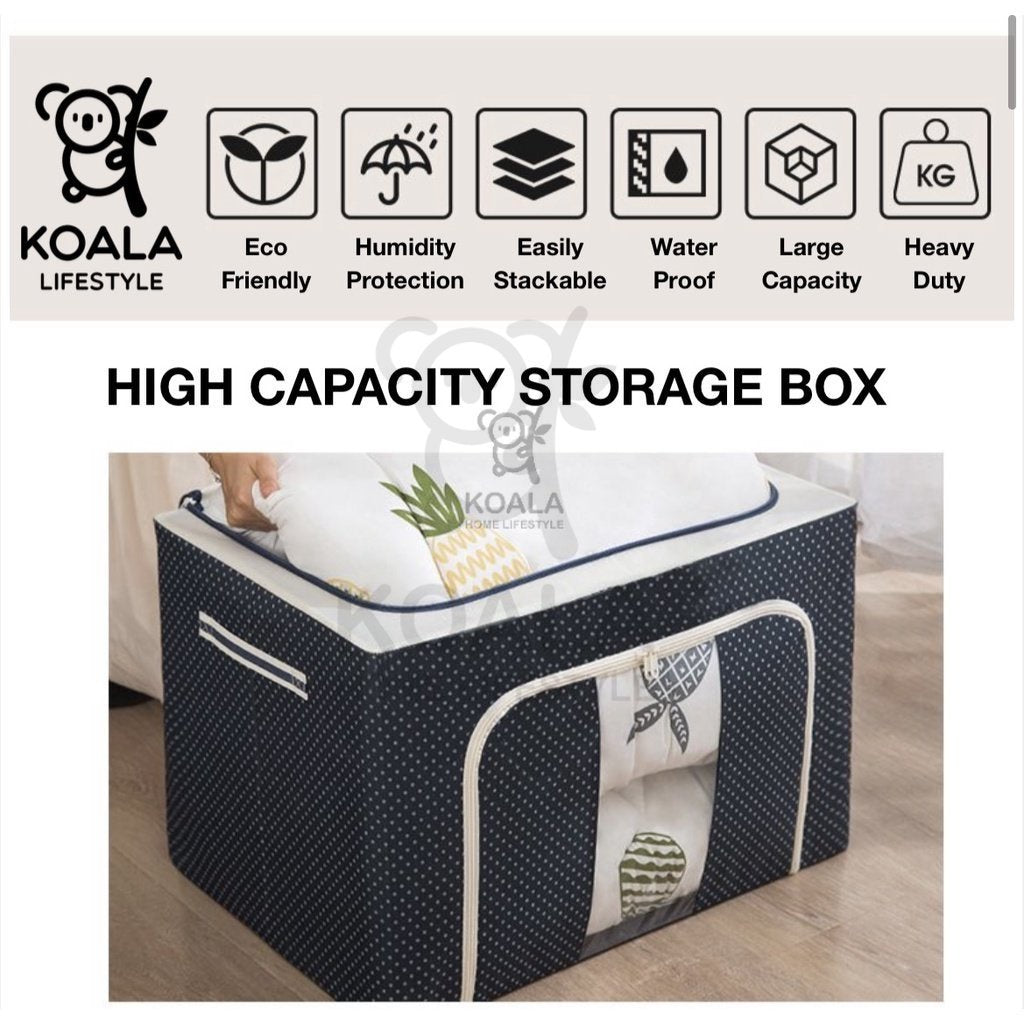 Koala Home Organizer Foldable Storage Box /Clothes Organizer/Stackable Storage Box 24L/66L/100L