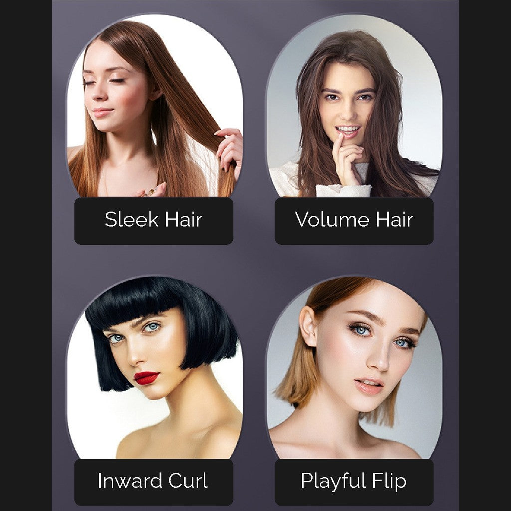 Koala Home Mini Hair Straightener/Hair Comb Straightener Comb Curler/ Wireless Hair Straightener WitNegative Ion