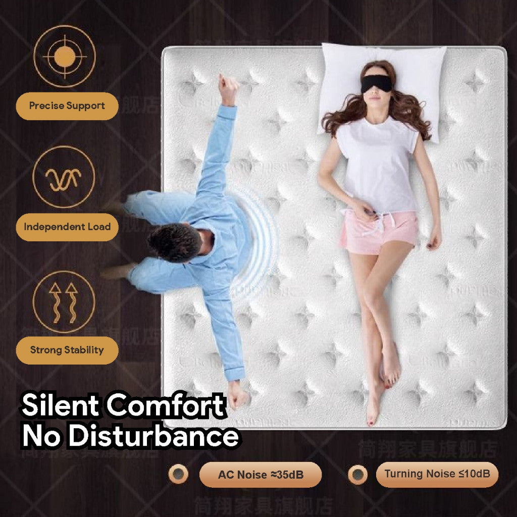 Koala Home Mattress memory 30cm foam mattress latex independent silent pocket spring