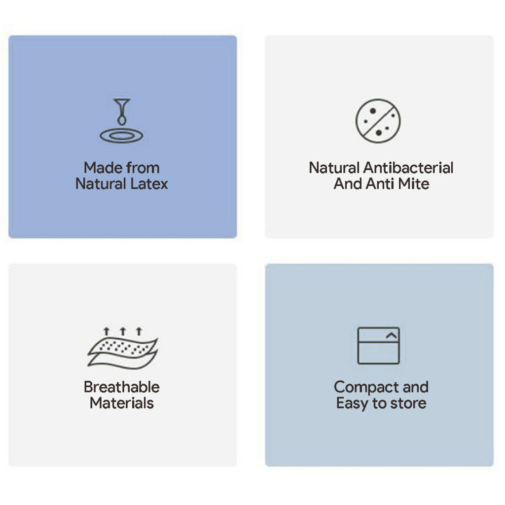 Koala Home Latex mattress/foldable mattress / Mattress Japanese Single Queen King Foldable Antibacterial