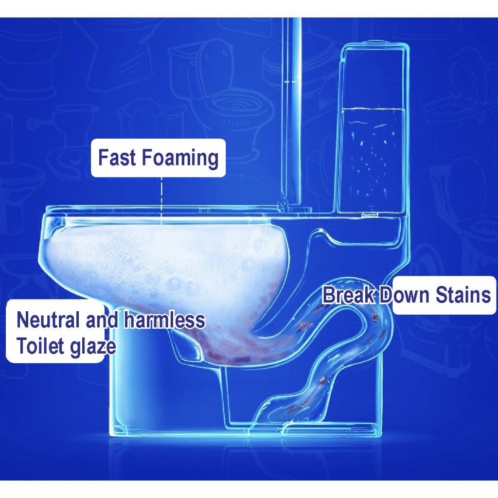 Koala Home Foaming Toilet Bow Cleaner/ Toilet Bubble for Removing Bacteria and Odor