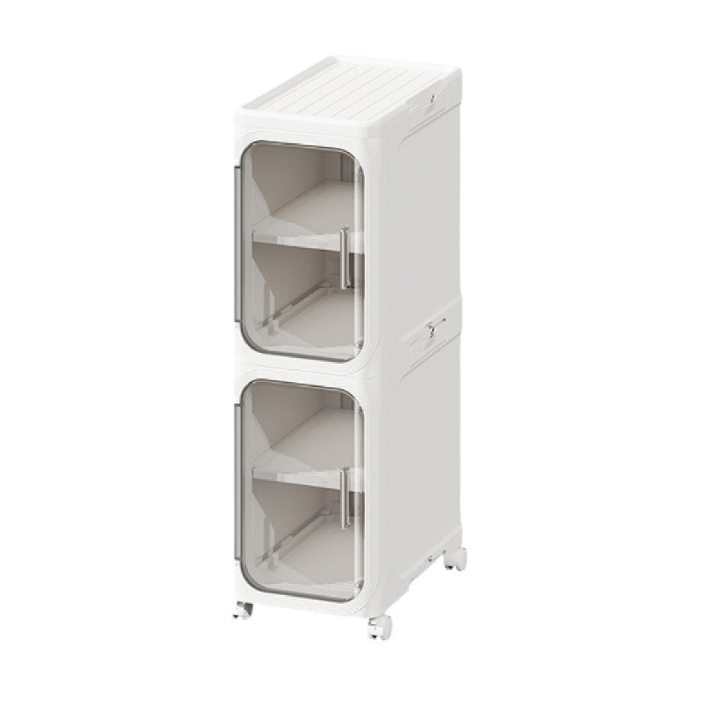 Koala Home  Slim Cabinet/kitchen cabinet / Plastic Storage Drawers / kitchen Organizer Shelf Rack