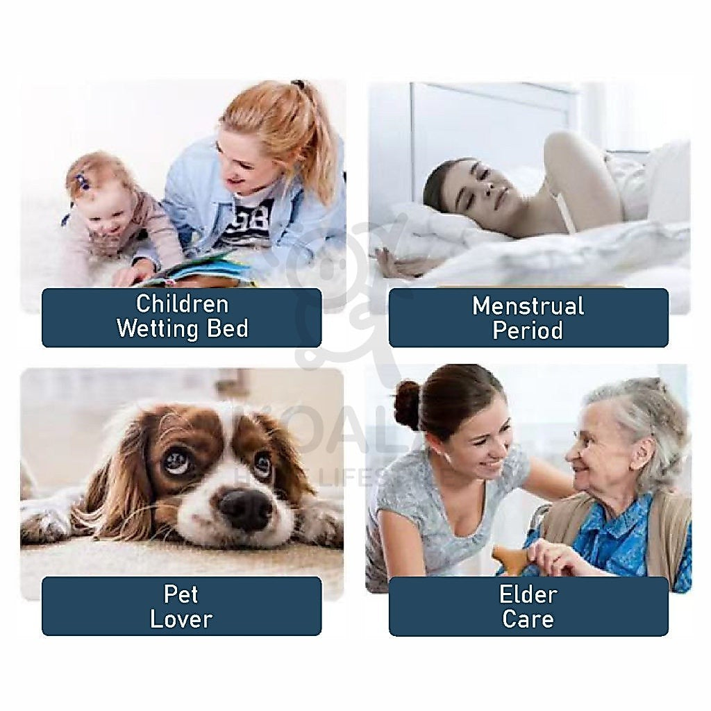 Koala Home 100% Waterproof Mattress Protector Waterproof Bedsheet Set Single Kids Baby Anti BacterialSheet Bed Cover