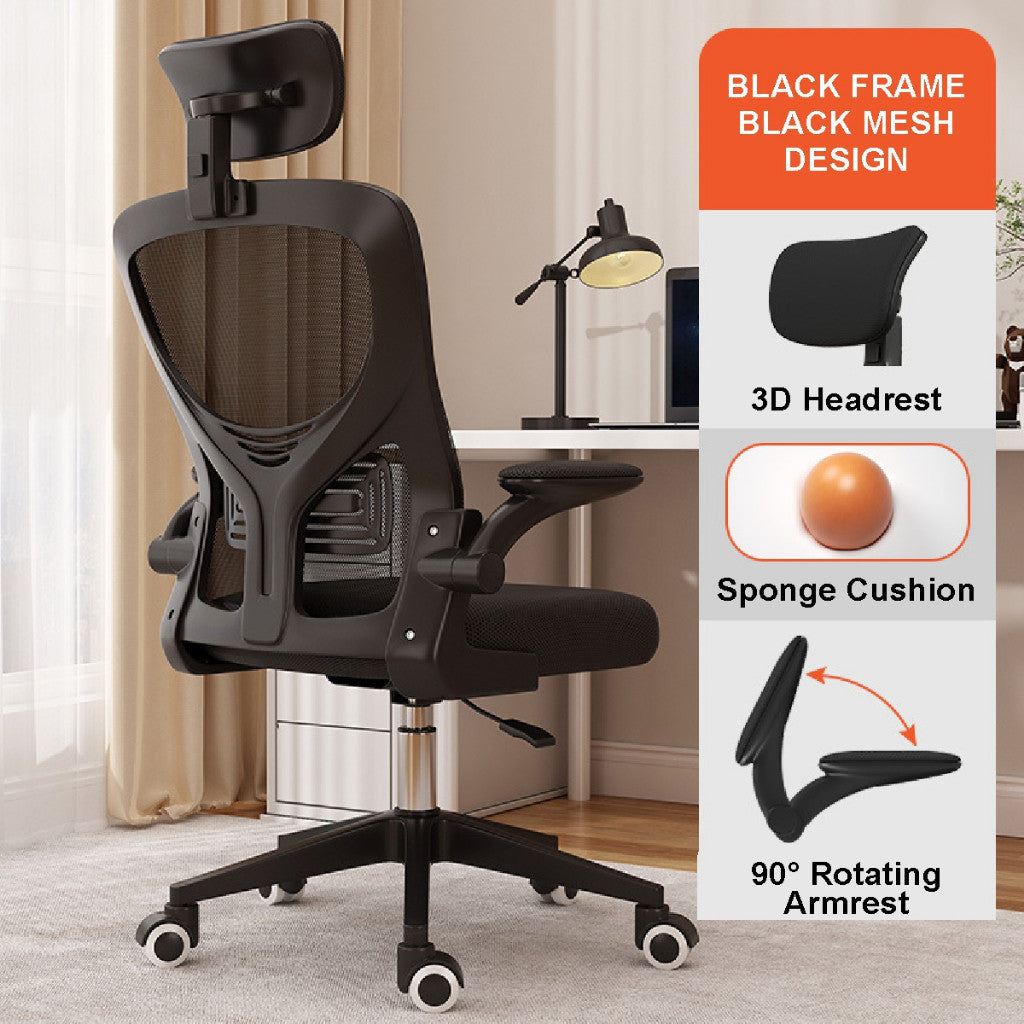 Koala Home Ergonomic Mesh Office Chair Adjustable Height Computer Chair with Armrest for Home & Office