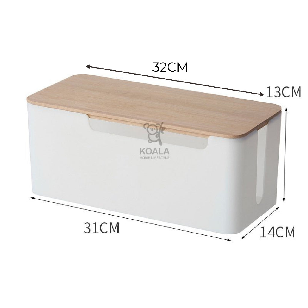 Koala Home Cable Management Box/Cable Organizer Box/Cable Storage Box/Wire Box Extension/Wire Organizer Box