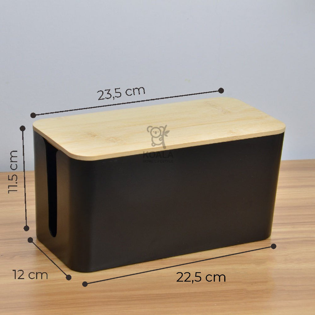 Koala Home Cable Management Box/Cable Organizer Box/Cable Storage Box/Wire Box Extension/Wire Organizer Box