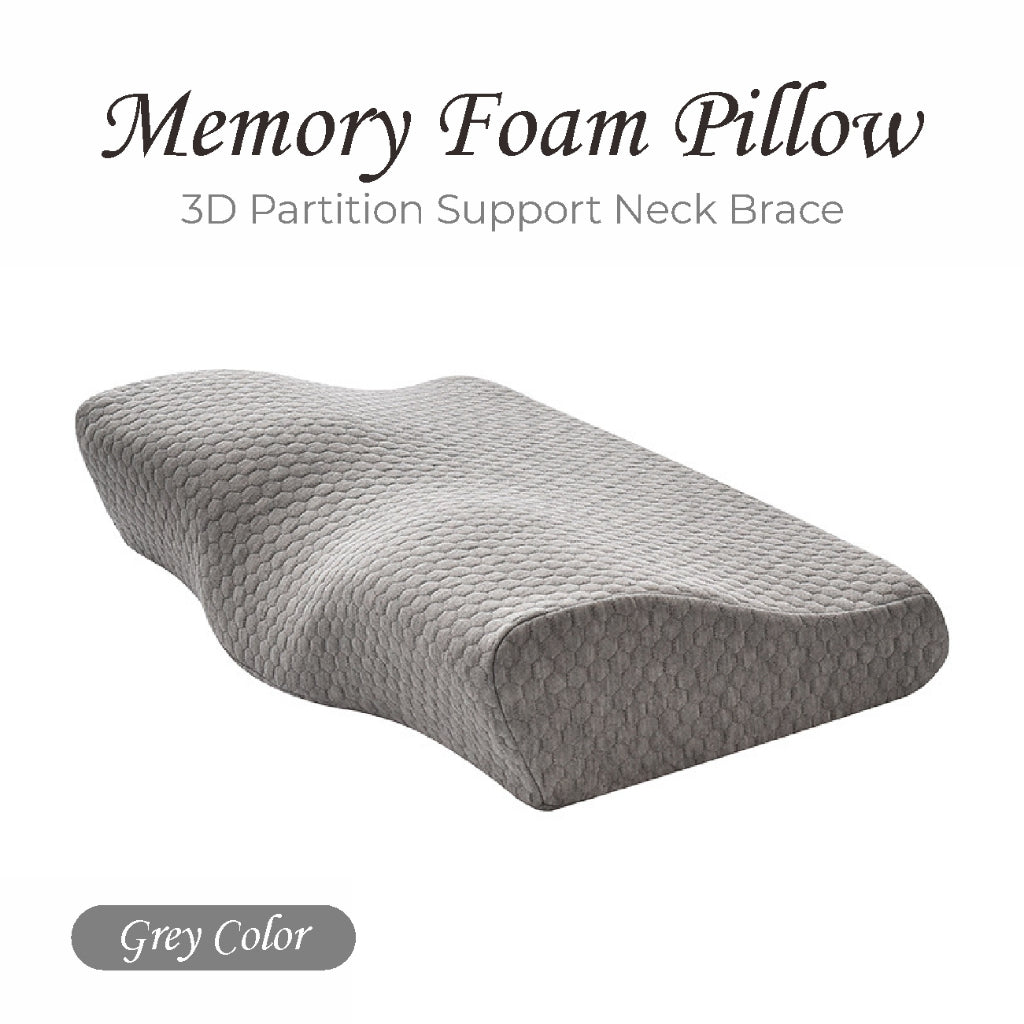 Koala Home Contour Memory Foam Pillow, Cervical Pillows for Sleeping, For Side, Washable Pillowcase