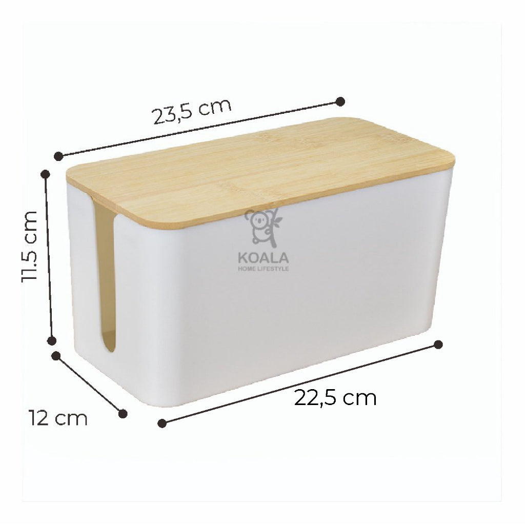 Koala Home Cable Management Box/Cable Organizer Box/Cable Storage Box/Wire Box Extension/Wire Organizer Box