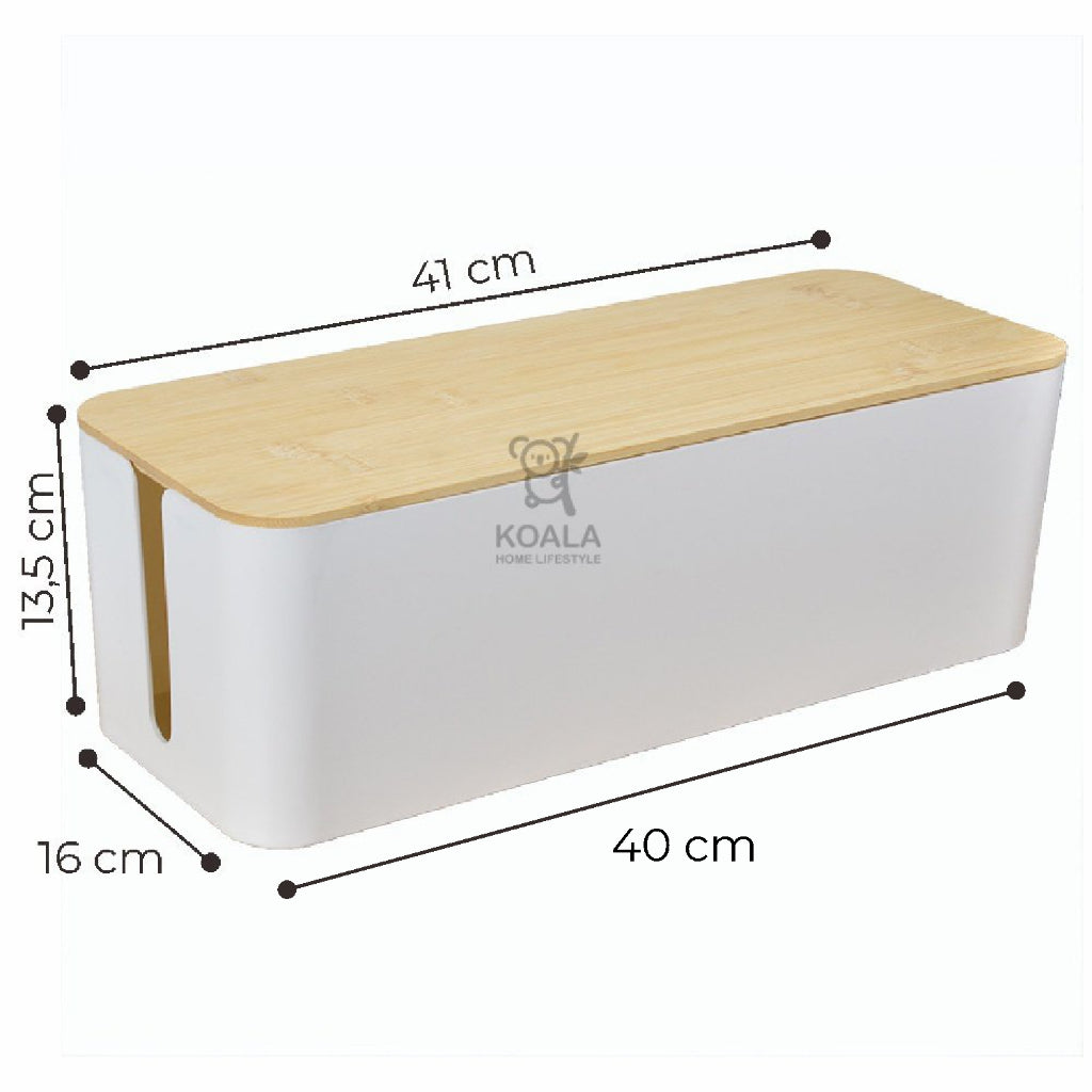 Koala Home Cable Management Box/Cable Organizer Box/Cable Storage Box/Wire Box Extension/Wire Organizer Box