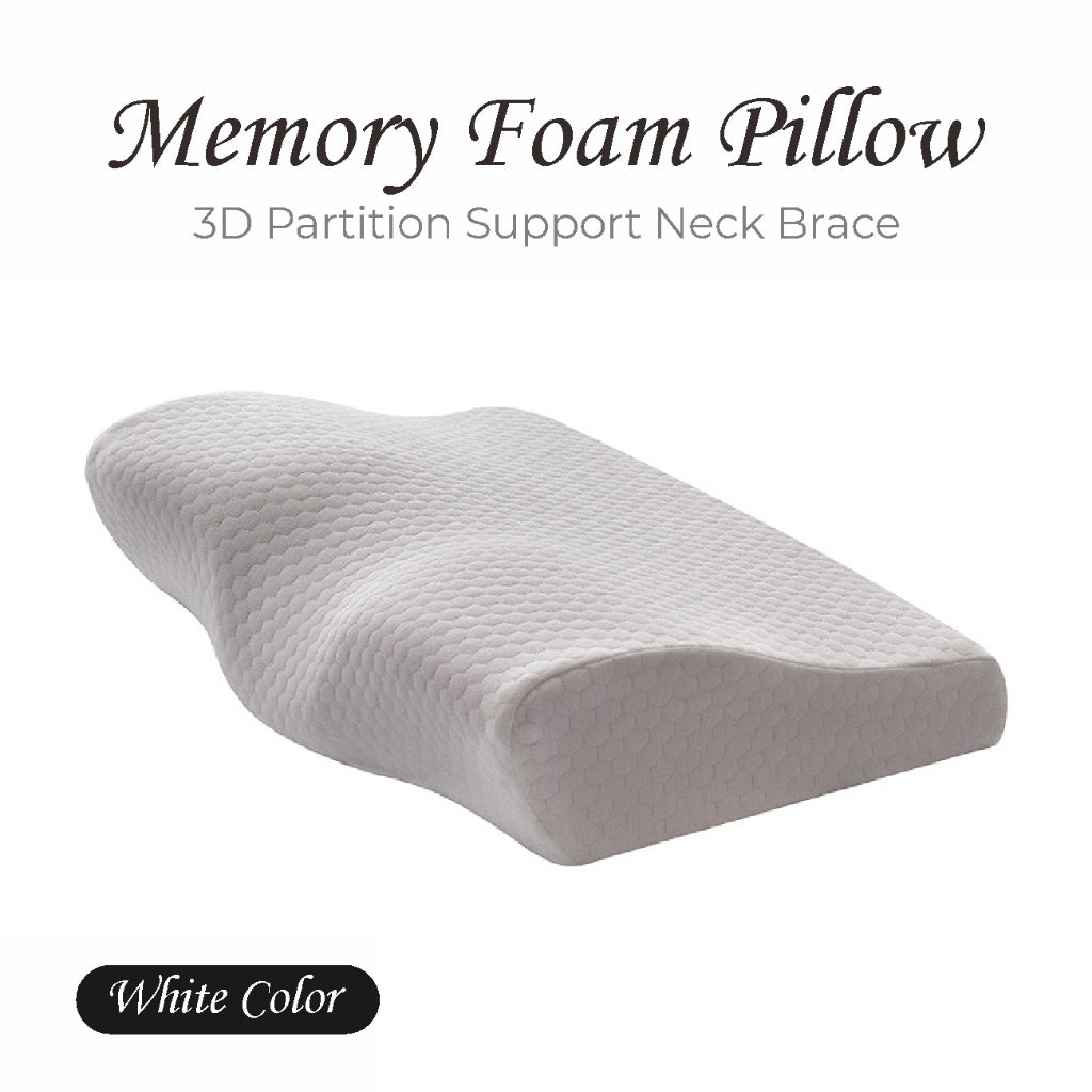 Koala Home Contour Memory Foam Pillow, Cervical Pillows for Sleeping, For Side, Washable Pillowcase