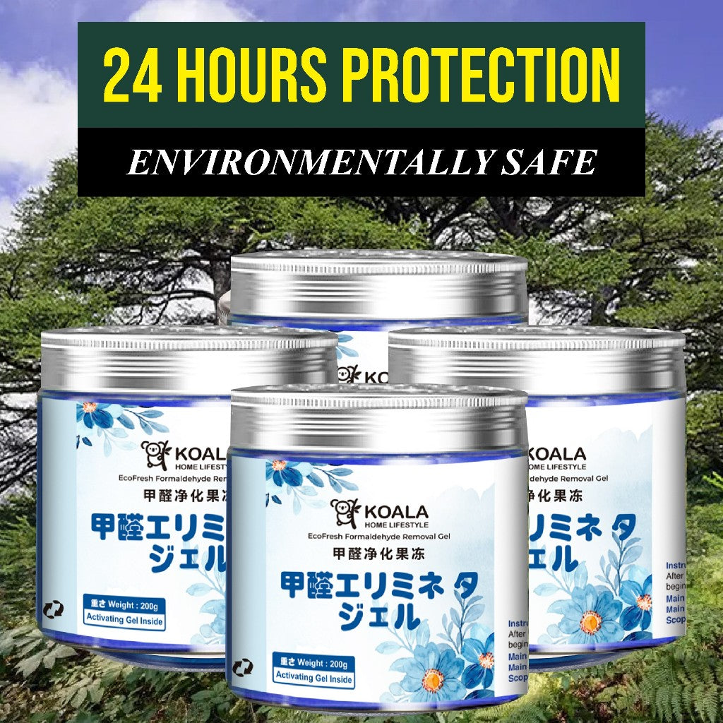 Koala Home Japan Formaldehyde Jelly Gel Household Formaldehyde remover Absorbent 200g日本甲醛清除剂甲醛吸除膏