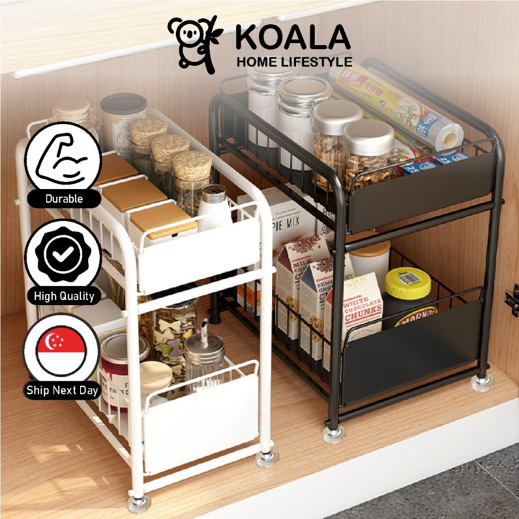 Koala Home Under Sink Rack Sink Rack Kitchen Storage Shelf Rack Home Multiple Cabinet Drawer Organizer