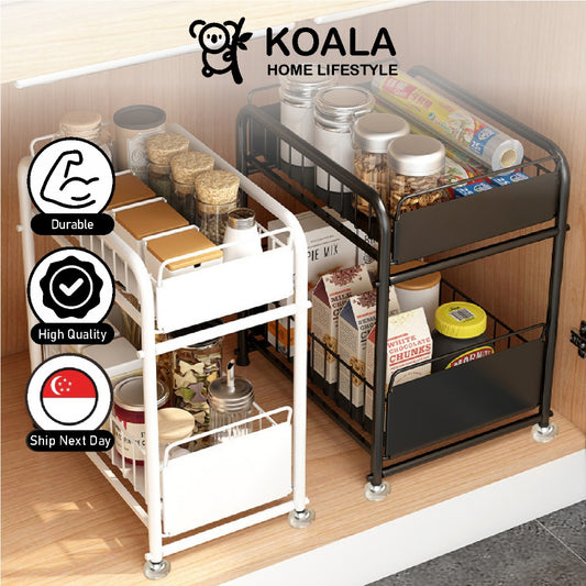 Koala Home Under Sink Rack Sink Rack Kitchen Storage Shelf Rack Home Multiple Cabinet Drawer Organizer