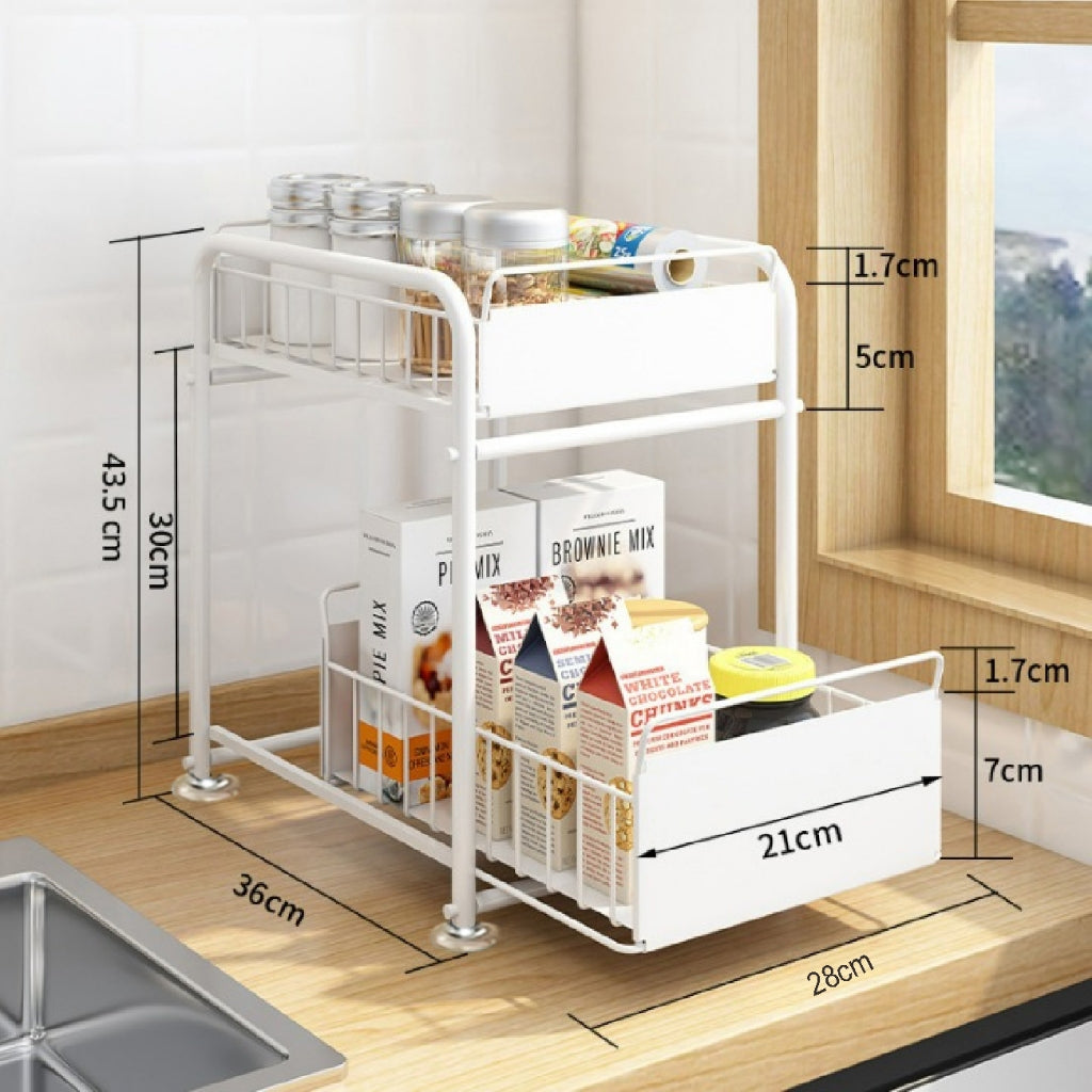 Koala Home Under Sink Rack Sink Rack Kitchen Storage Shelf Rack Home Multiple Cabinet Drawer Organizer