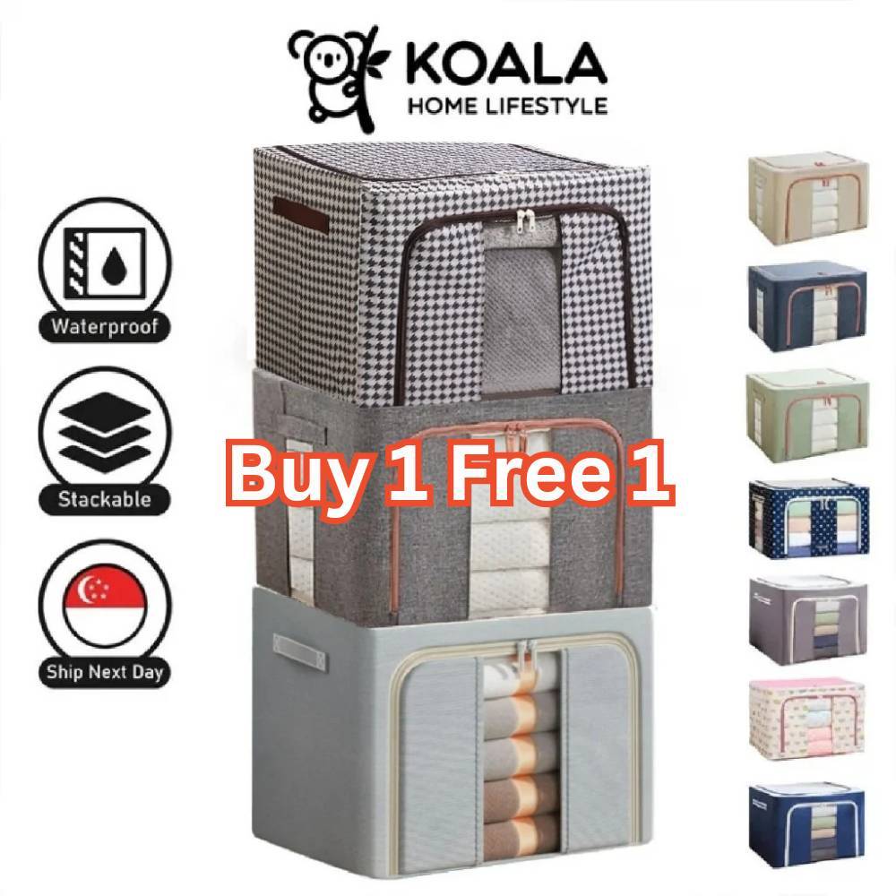 Koala Home Organizer Foldable Storage Box /Clothes Organizer/Stackable Storage Box 24L/66L/100L