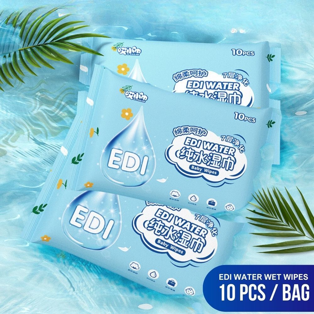 Koala Home 8 Packet Mini Baby Wet Wipes/Wet Tissue/Portable Wet Wipes/99.9% Bacteriostatic Rate/Travel/Outdoor/Hygiene