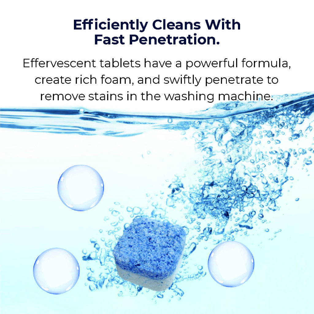 Koala Home Washing Machine Cleaner Effervescent Tablet Cleaner Remove Stains Multi -functional decontamination