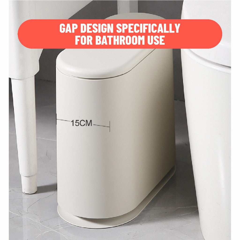 Koala Home Rubbish Bin-for Bathroom/Toilet/Kitchen/Living Room Slim Gap Trash Can Waste Bin Dustbin Trash Bin