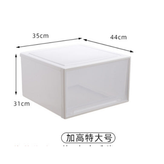 Koala Home Storage Drawers Box Stackable Storage Chest Drawers Box Transparent Plastic Organizer / Container