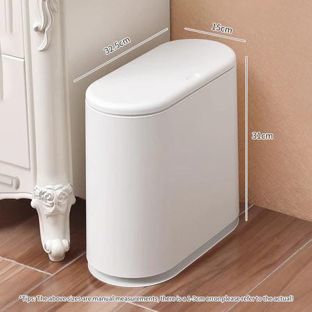 Koala Home Rubbish Bin-for Bathroom/Toilet/Kitchen/Living Room Slim Gap Trash Can Waste Bin Dustbin Trash Bin
