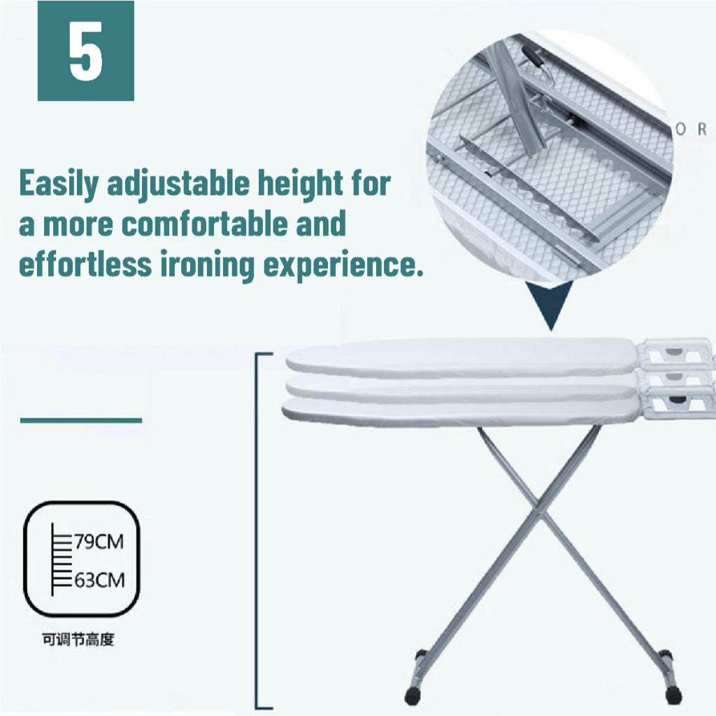 Koala Home Foldable Ironing Board/  Adjustable Standing Ironing Board