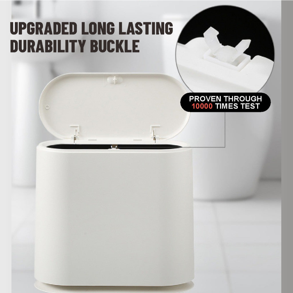 Koala Home Rubbish Bin-for Bathroom/Toilet/Kitchen/Living Room Slim Gap Trash Can Waste Bin Dustbin Trash Bin