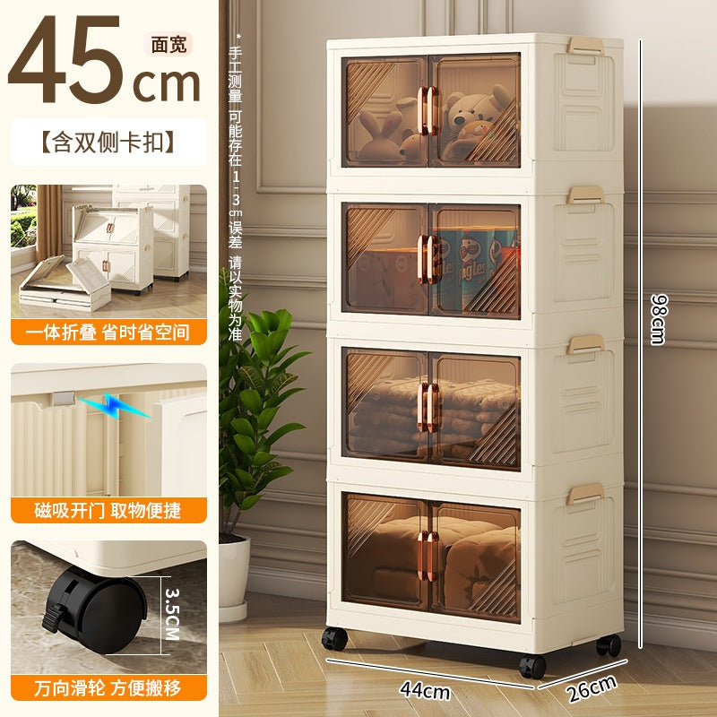 Koala Home Foldable Cabinet Drawer Chest Stackable Storage Drawer Cabinet Wardrobe Home Organizer Folding Storage Box