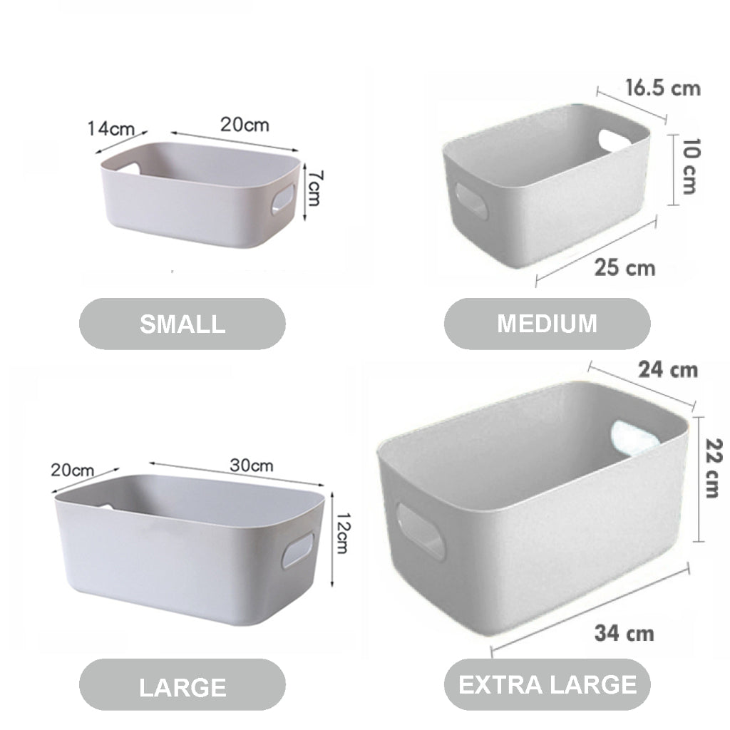 Koala Home Stackable Storage Box with lid/Large Storage Boxes/Cabinet organizer Organizer Quality Home收纳盒