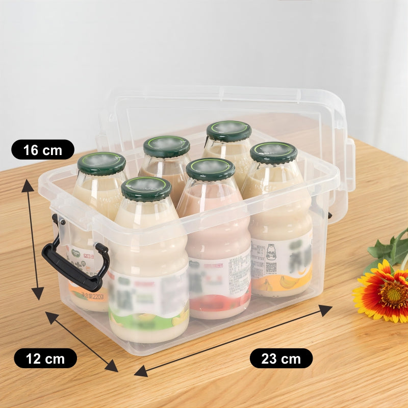 Koala Home Transparent Storage Box Organizer Stackable Container Waterproof With Wheels 15L/42L/47L/68L/92L/103L