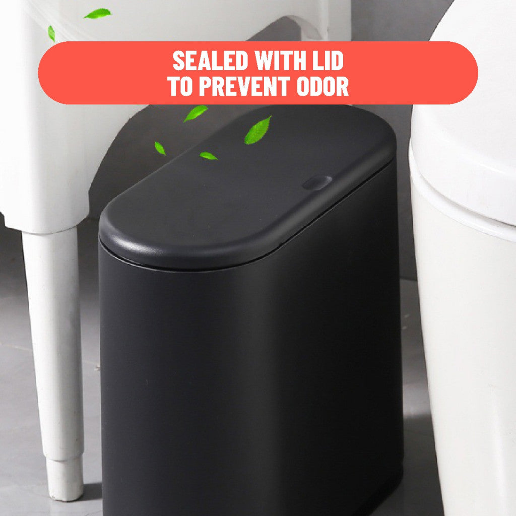 Koala Home Rubbish Bin-for Bathroom/Toilet/Kitchen/Living Room Slim Gap Trash Can Waste Bin Dustbin Trash Bin