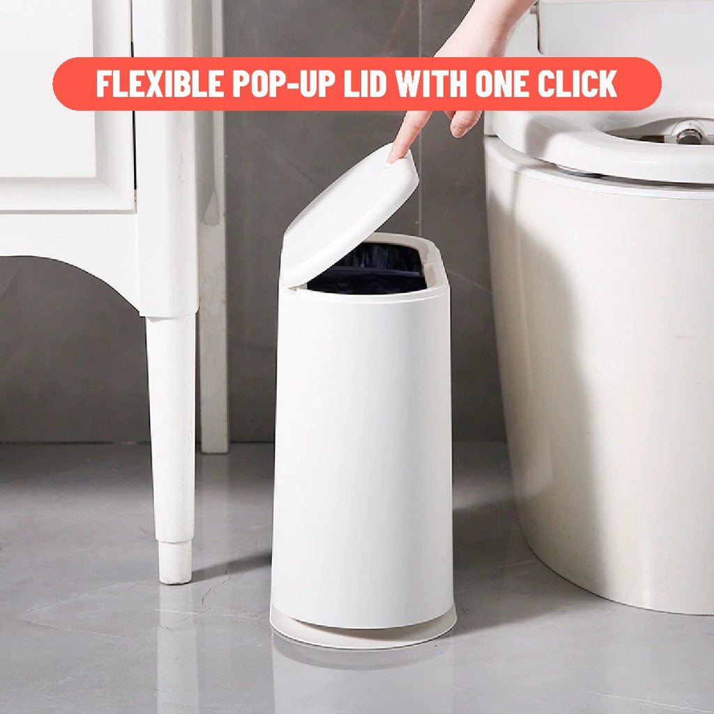 Koala Home Rubbish Bin-for Bathroom/Toilet/Kitchen/Living Room Slim Gap Trash Can Waste Bin Dustbin Trash Bin