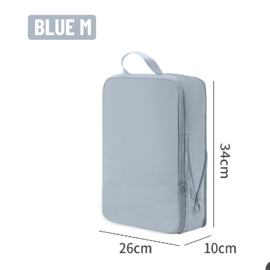 Koala Home Travel Organiser Set Suitcases Compression Storage Bags Packing Cubes Clothes Luggage Waterproof 6PCS