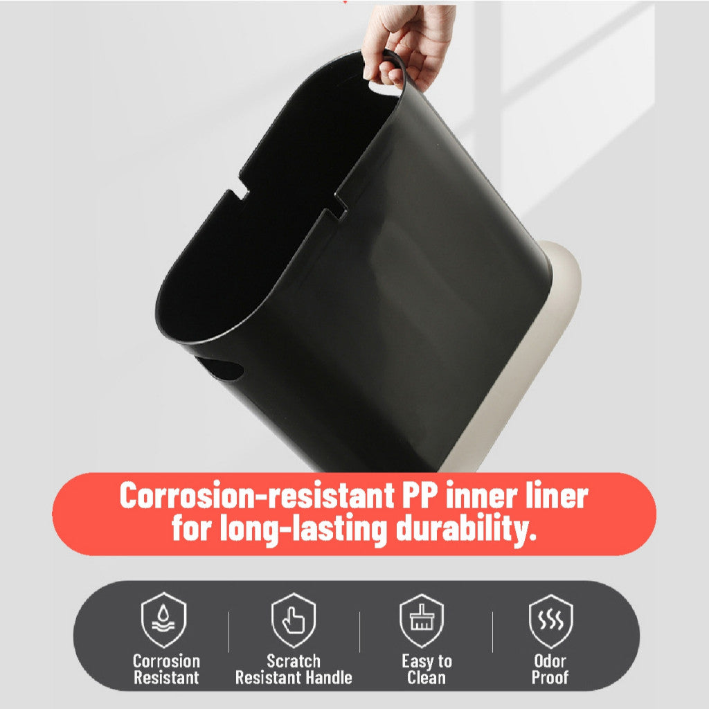 Koala Home Rubbish Bin-for Bathroom/Toilet/Kitchen/Living Room Slim Gap Trash Can Waste Bin Dustbin Trash Bin