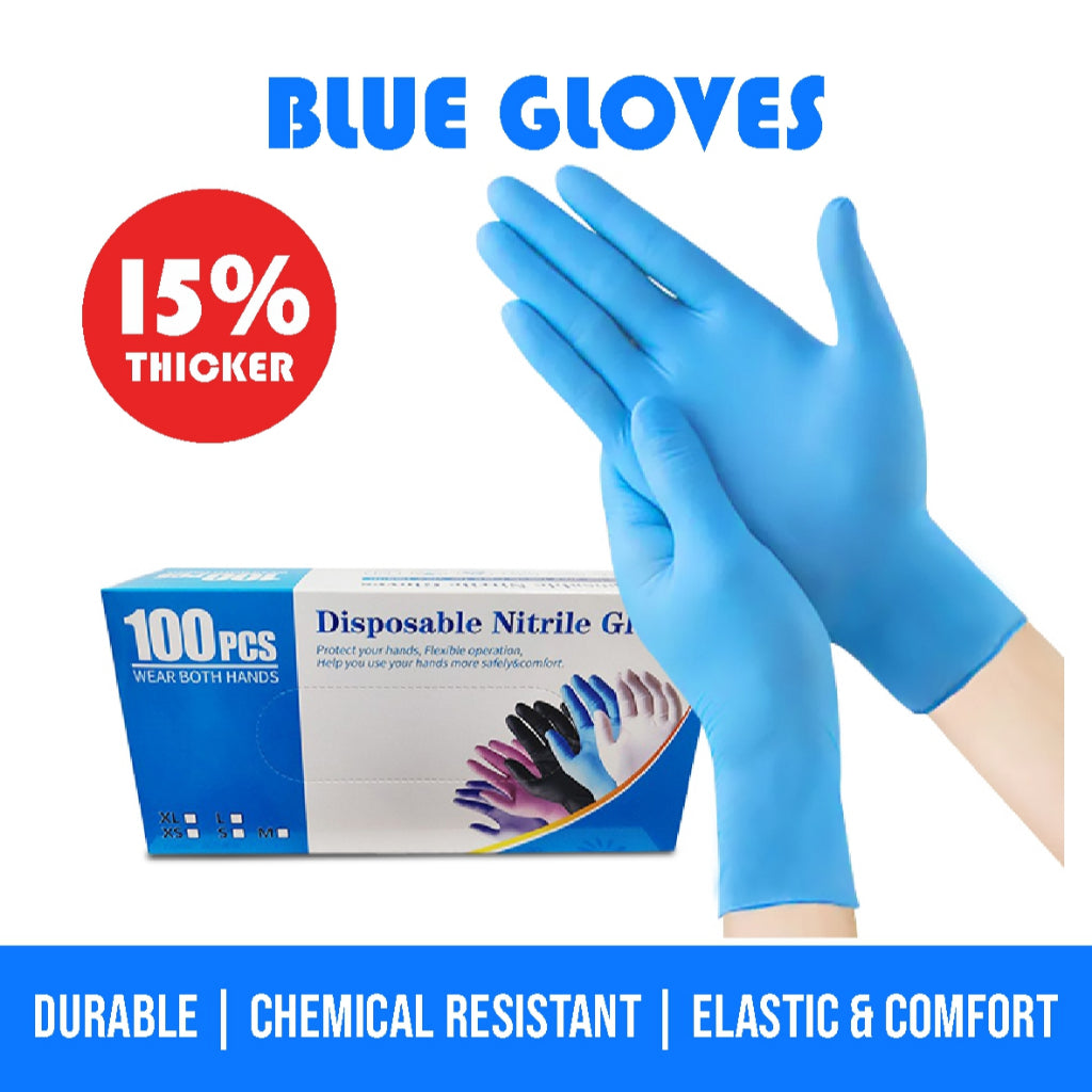 Koala Home Disposable Nitrile Gloves latex gloves Quality Powder-Free Waterproof and Oil-Resistant 100 Pce/Box