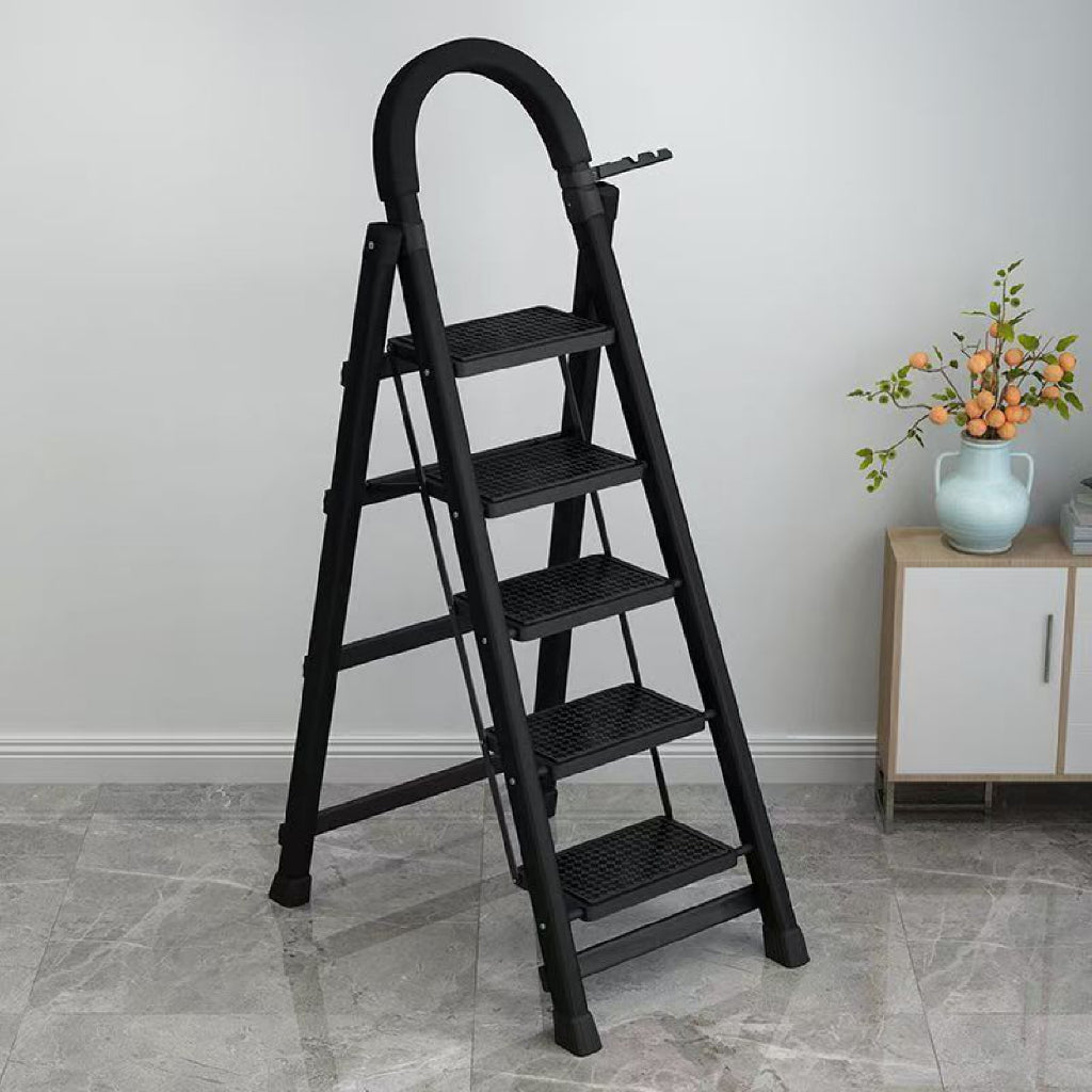 Koala Home Stool Step Foldable Ladder Anti-Slip Carbon Steel Herringbone Ladder Thickened Outdoor Indoor 3-4-5 Step