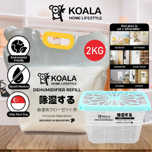 Koala Home Dehumidifier Refill Eco-friendly Moisture Absorber 2kg