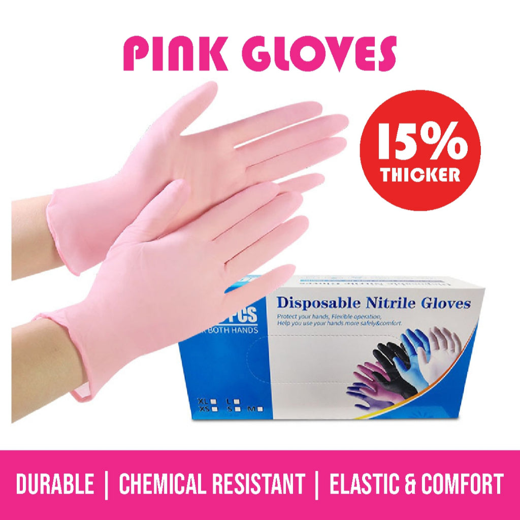 Koala Home Disposable Nitrile Gloves latex gloves Quality Powder-Free Waterproof and Oil-Resistant 100 Pce/Box