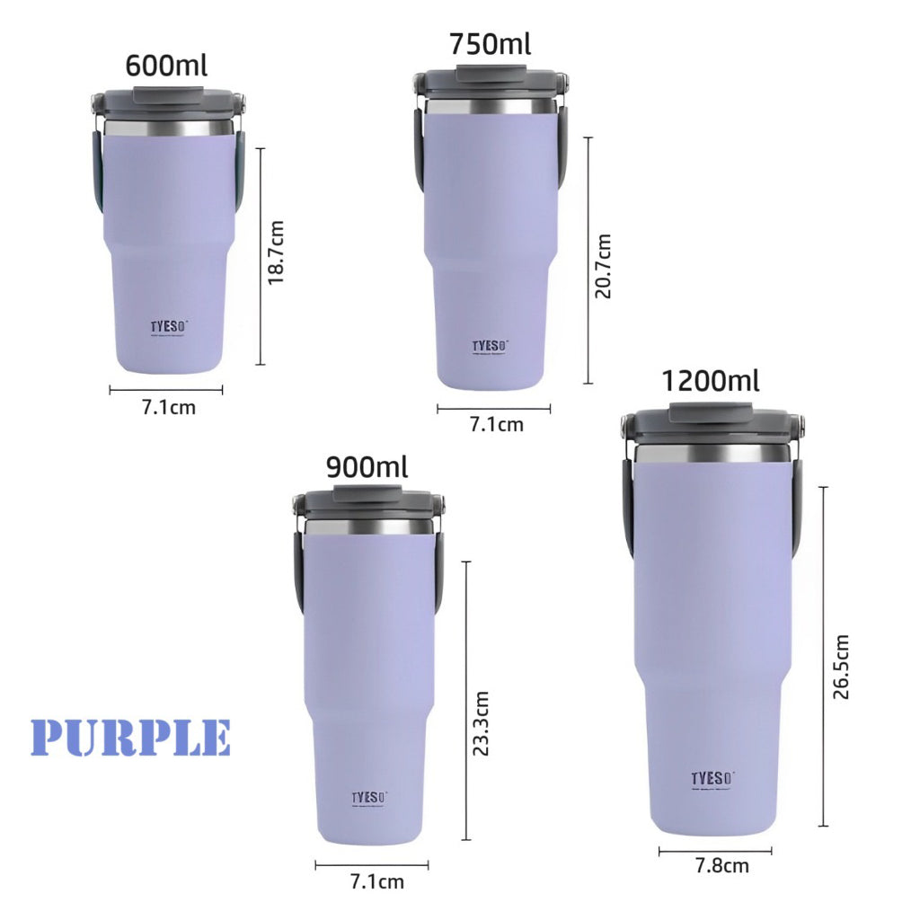 Koala Home TYESO Thermos Tumbler Thermal  Flask Water Bottle Vacuum Insulated Bottle Stainless Steel Coffee Cup Car