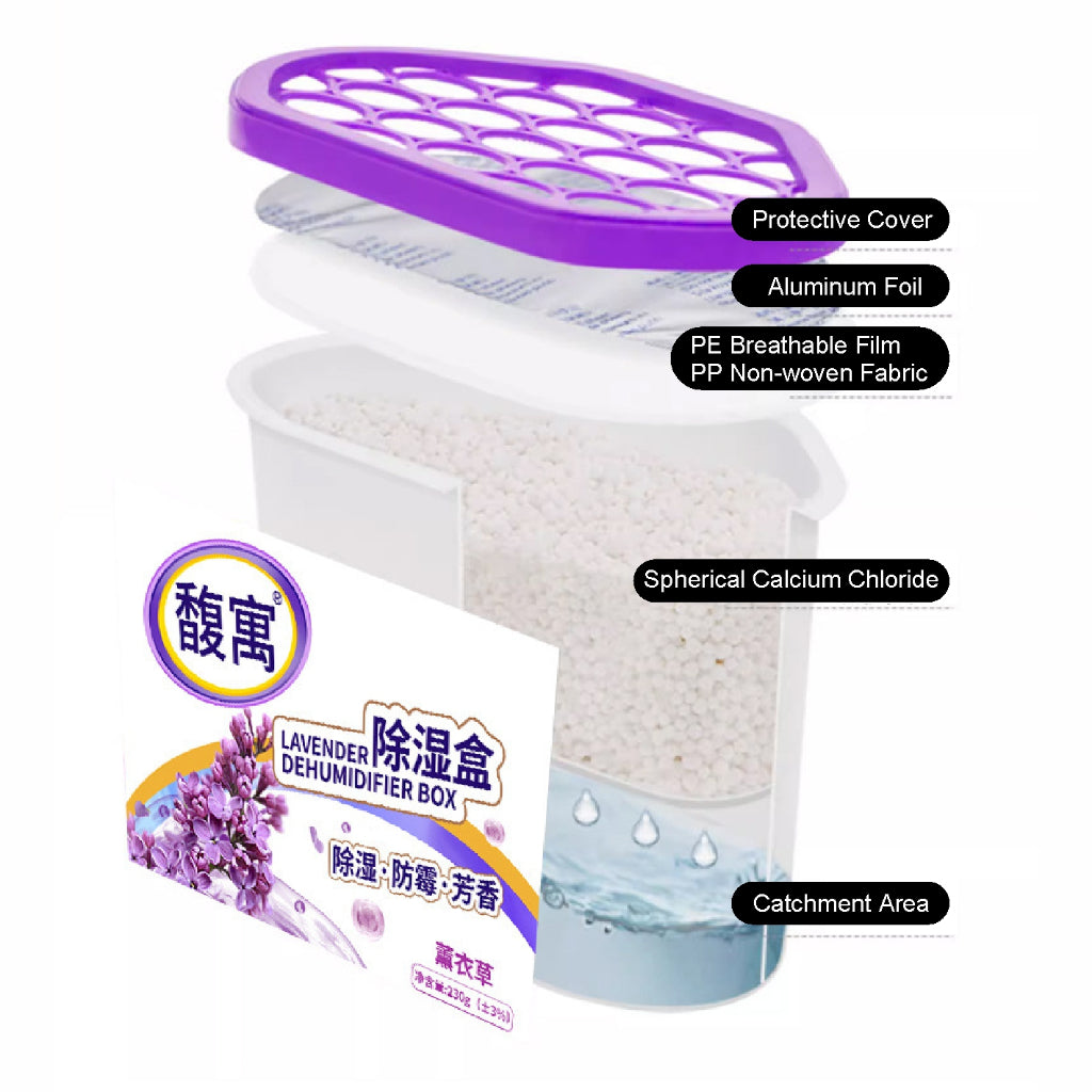 Koala Home Large Dehumidifier Box Moisture Absorber Anti Moulding Odours Removal Disposable 500ml Thirsty Hippo