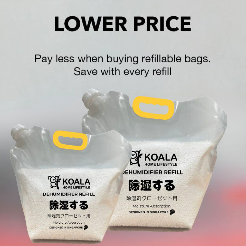 Koala Home Dehumidifier Refill Eco-friendly Moisture Absorber 2kg