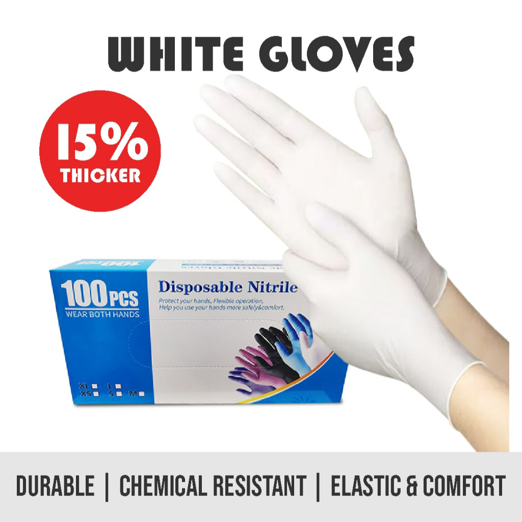 Koala Home Disposable Nitrile Gloves latex gloves Quality Powder-Free Waterproof and Oil-Resistant 100 Pce/Box