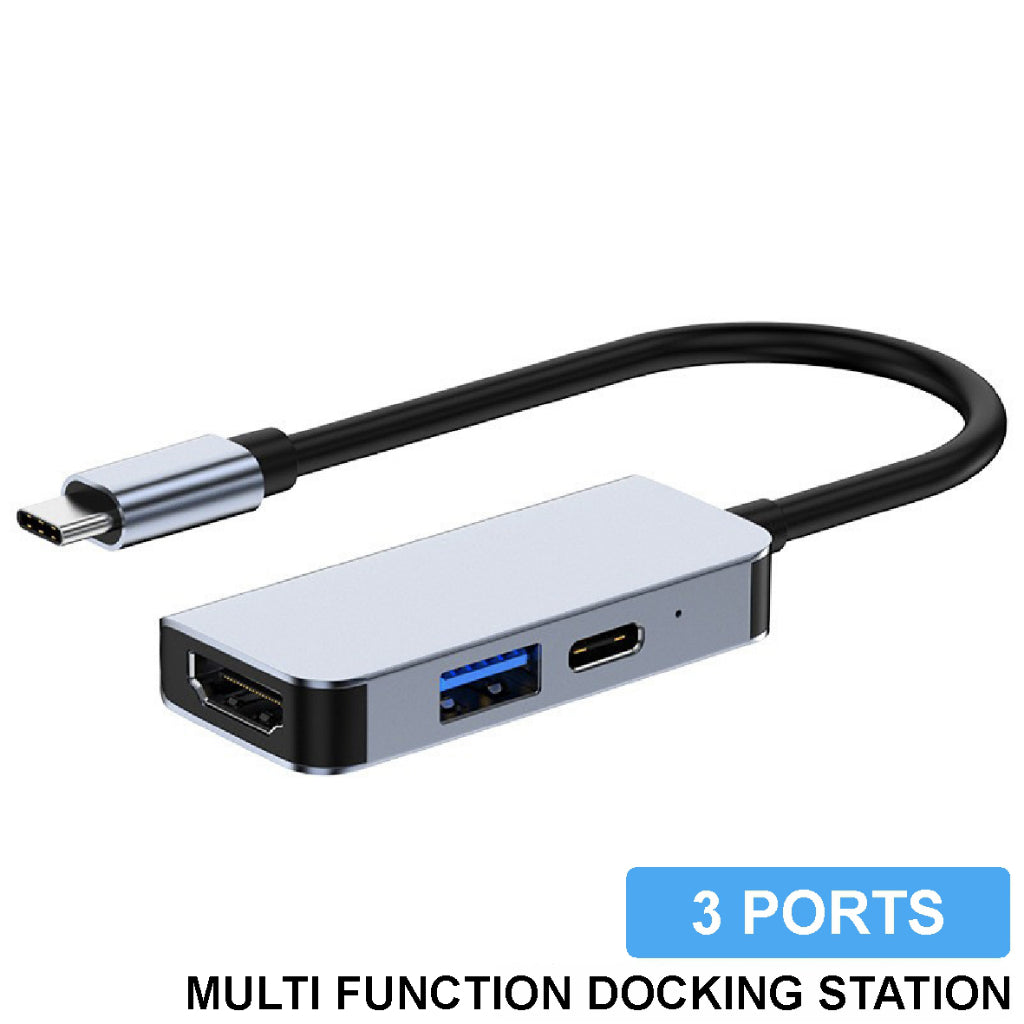 Koala Home Usb C Hub Type C To Hdmi Usb 3.0 Pd RJ45 100W Docking Station Sd Tf Card 3/4/6/7/8 in 1