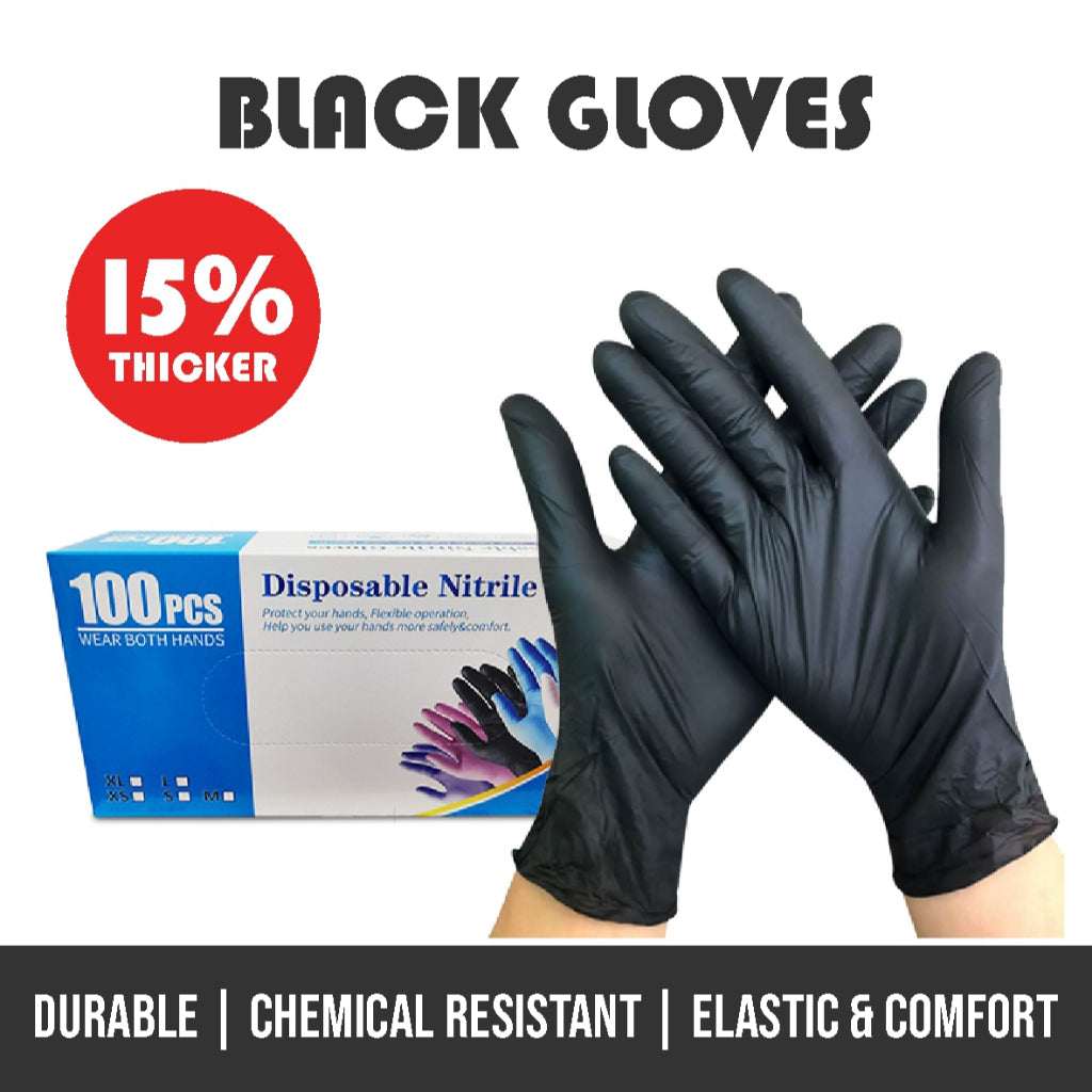 Koala Home Disposable Nitrile Gloves latex gloves Quality Powder-Free Waterproof and Oil-Resistant 100 Pce/Box