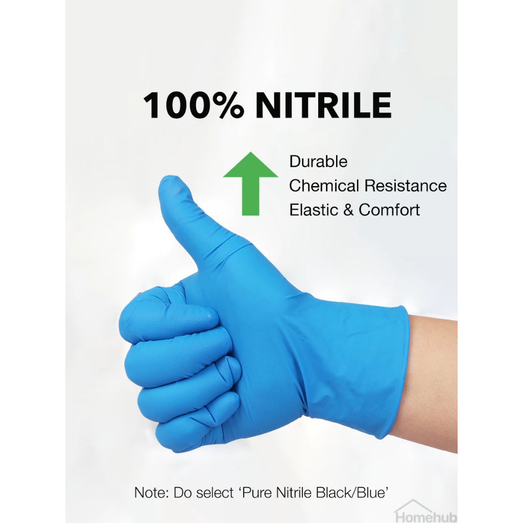 Koala Home Disposable Nitrile Gloves latex gloves Quality Powder-Free Waterproof and Oil-Resistant 100 Pce/Box