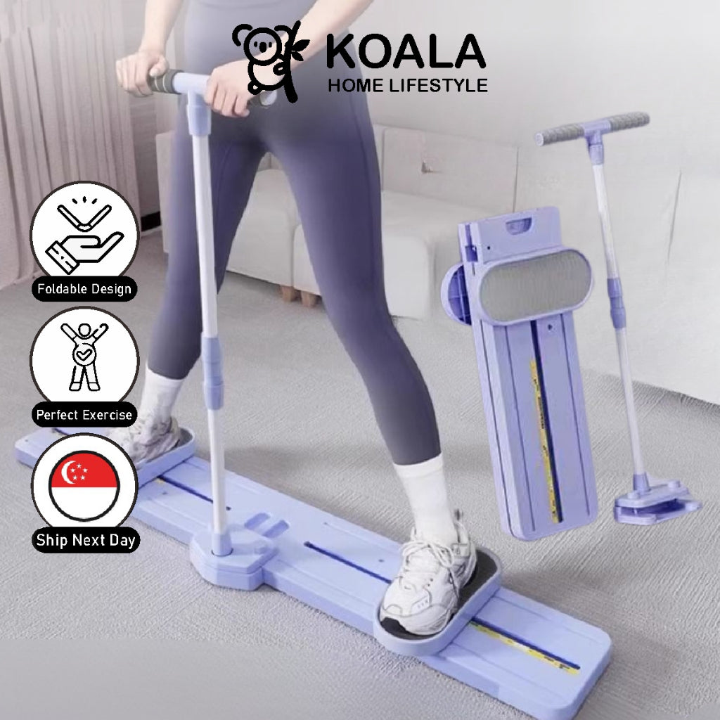 Koala Home Premium Portable Ski Machine Pilates Board Home Leg Exercise/Slimming Fitness
