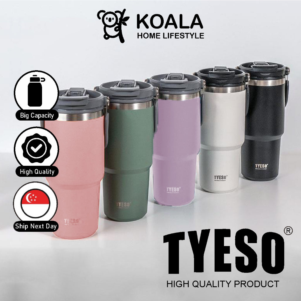 Koala Home TYESO Thermos Tumbler Thermal  Flask Water Bottle Vacuum Insulated Bottle Stainless Steel Coffee Cup Car