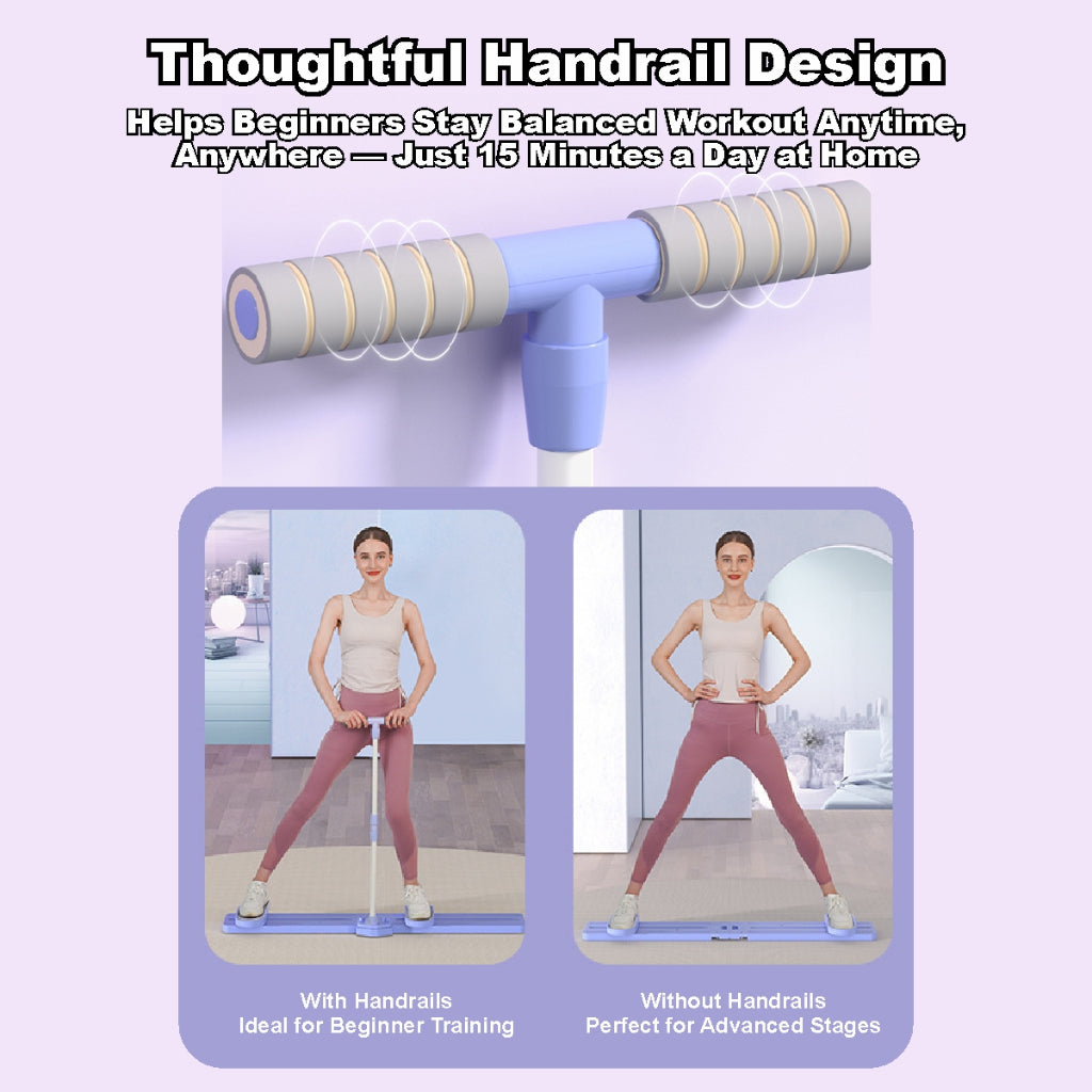 Koala Home Premium Portable Ski Machine Pilates Board Home Leg Exercise/Slimming Fitness