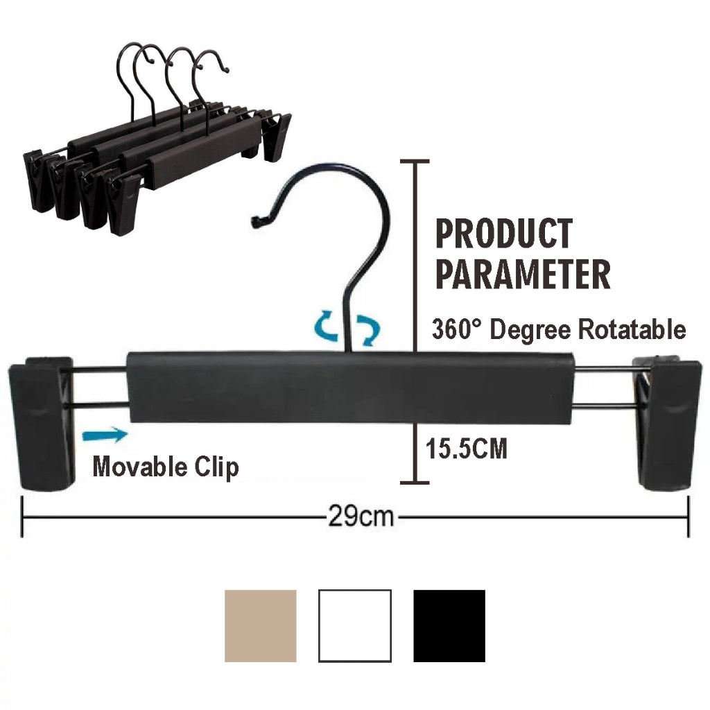 Koala Home Pant and Cloth Anti Slip Hanger/ Anti Slip Hanger/ Hanger with clips