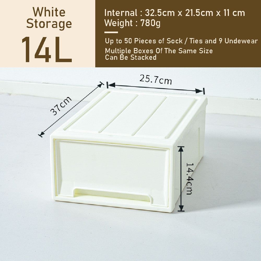 Koala Home Storage Drawers Box Stackable   Storage Chest Drawers Box Transparent Plastic Organizer / Container