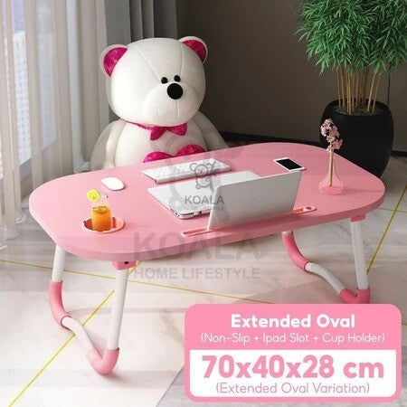 Koala Home Multi-purpose Foldable Laptop Table Lazy Table Bed Table with Tablet Holder for Work